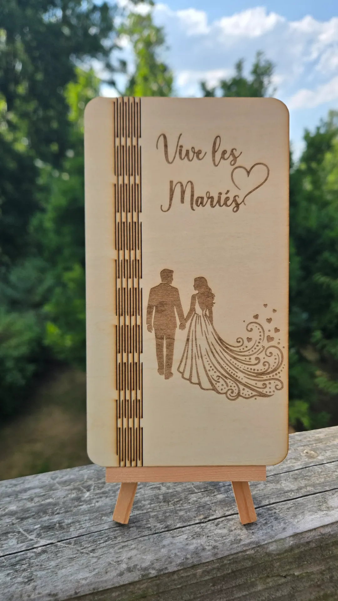 Enveloppe en bois